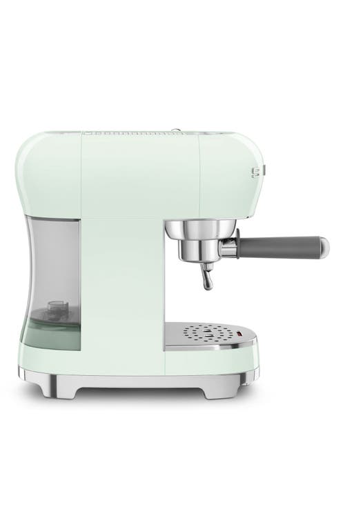 Smeg Espresso Machine In Pastel Green