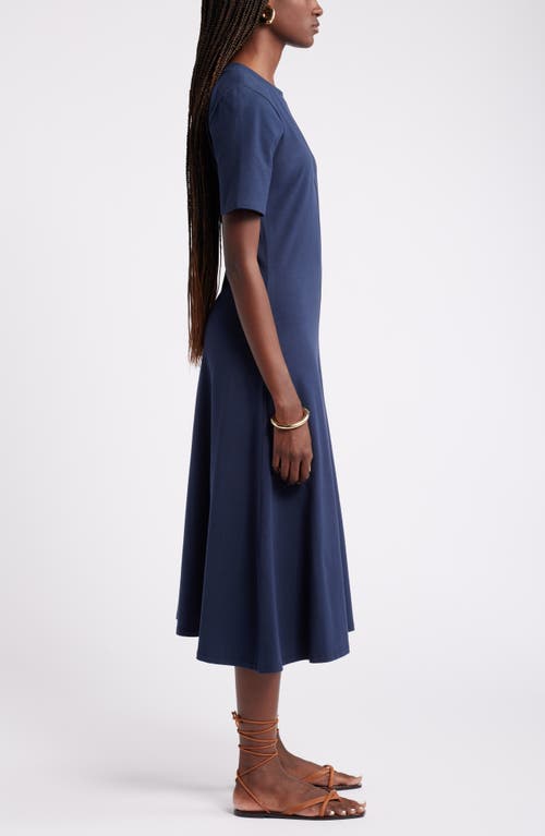 Shop Nordstrom A-line T-shirt Dress In Navy Blazer