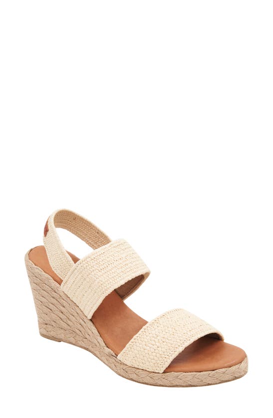 Shop Andre Assous Allison Espadrille Wedge Sandal In Natural