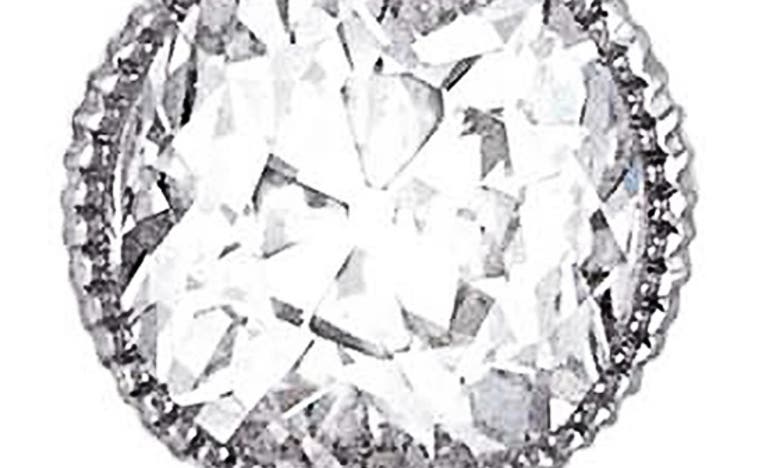 Shop Mindi Mond Milgrain Bezel Diamond Linear Drop Earrings In Platinum