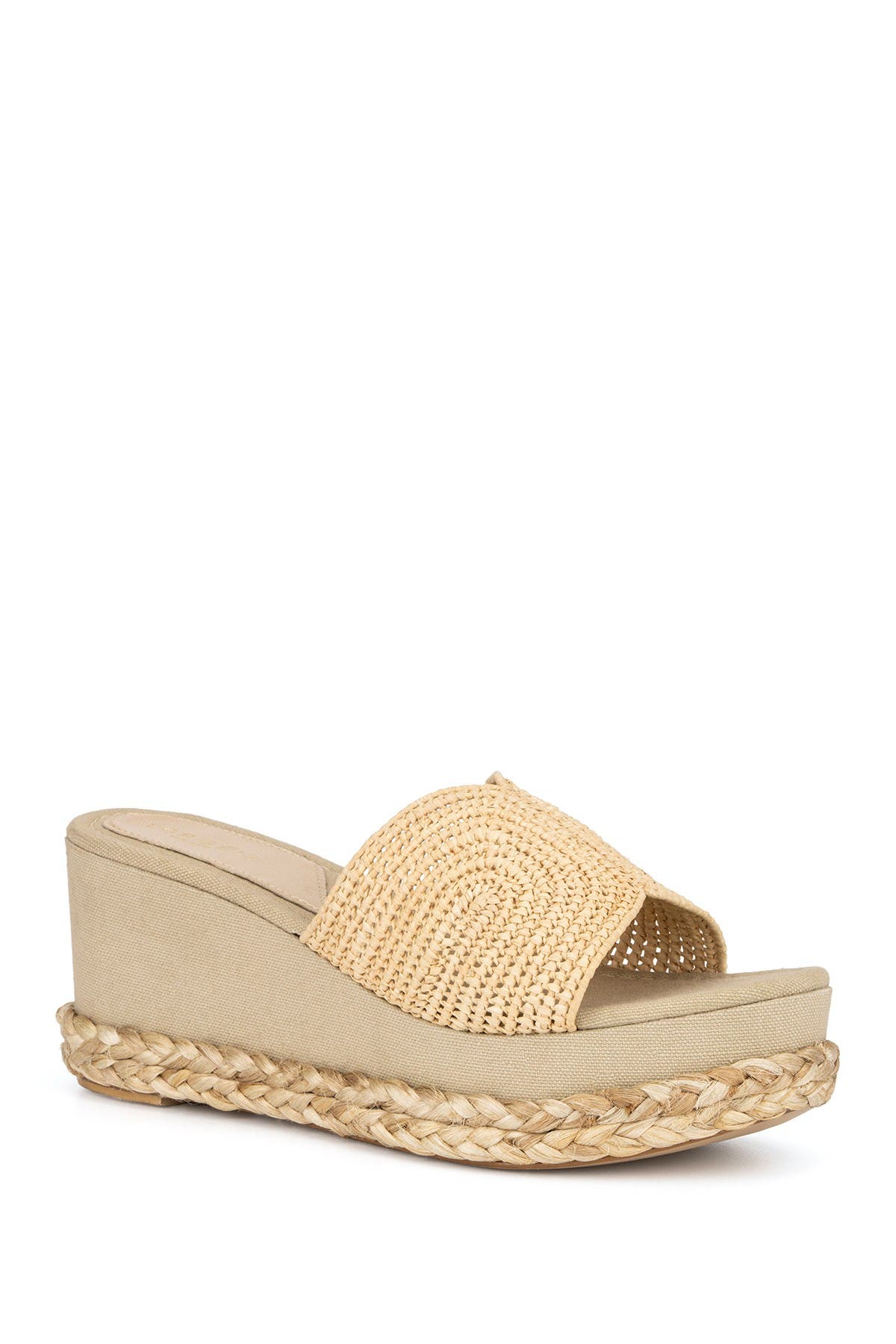 woven platform sandals