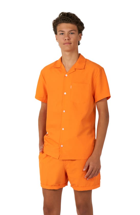 Shop Opposuits Kids' The Orange Camp Shirt & Shorts Set