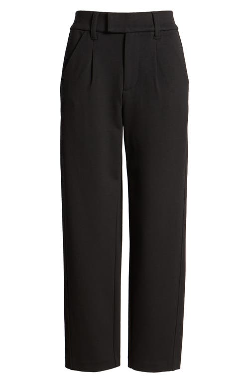 Wit & Wisdom 'ab'solution Skyrise Pleated Ankle Straight Leg Pants In Black