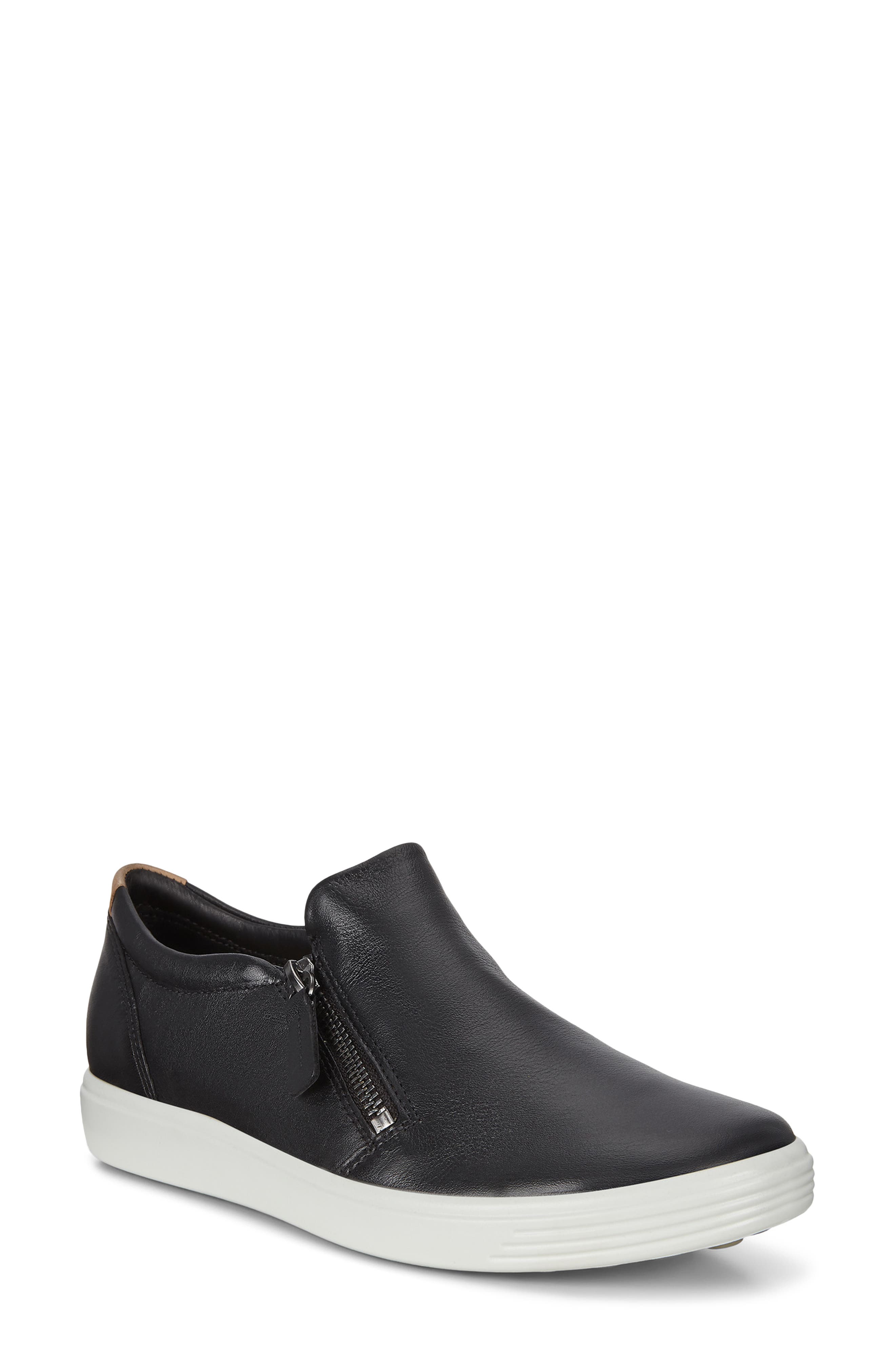 ecco side zip sneaker