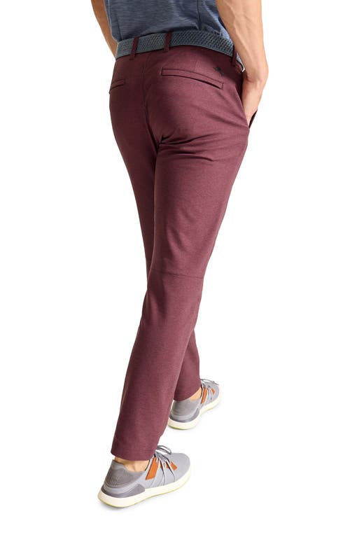 Tommy Bahama On Par Islandzone® Flat Front Pants In Deep Wine