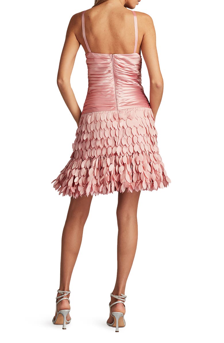 SHO by Tadashi Shoji Satin Paillette Halter Neck Cocktail Dress | Nordstrom