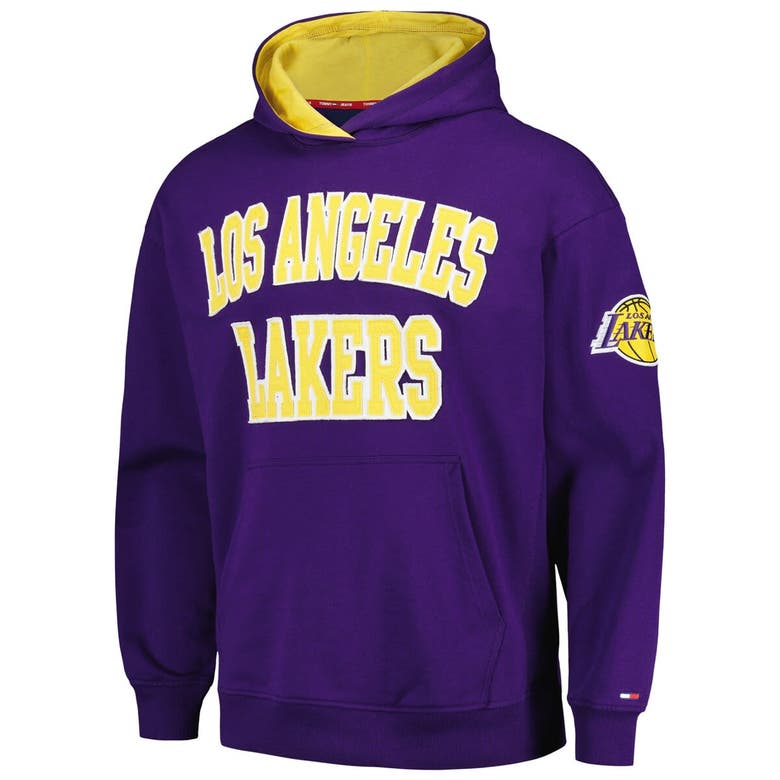 Shop Tommy Jeans Purple Los Angeles Lakers Greyson Pullover Hoodie