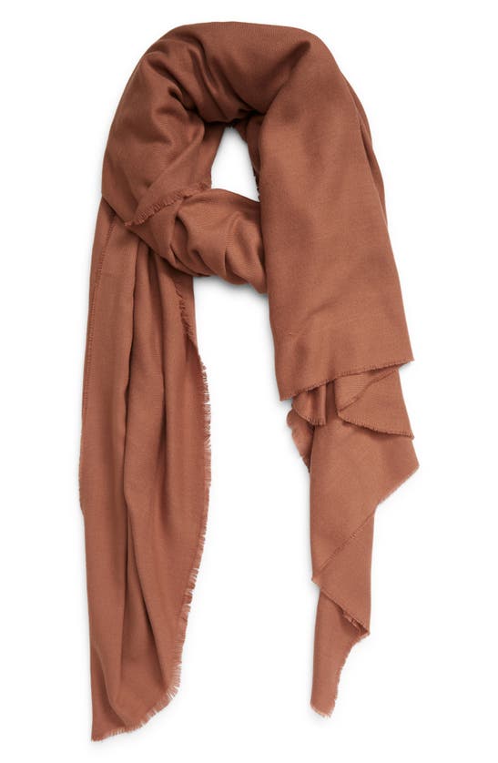 Natasha Tasha Oversize Scarf In Brick