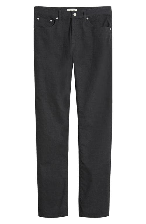 Frame Modern Straight Leg Jeans In Charcoal