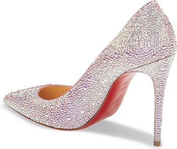 Chrisitian Louboutin Kate Crystal Embellished Pointed Toe Pump