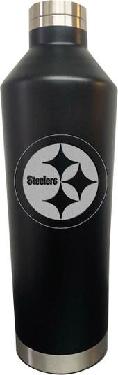 Black Pittsburgh Steelers 26oz. Primary Logo Water Bottle