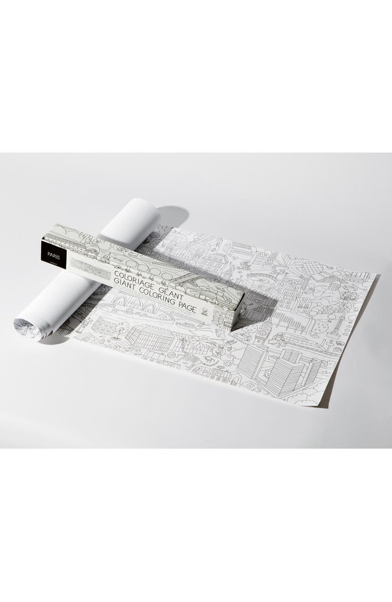 Merci Fresque Paris Coloriage Geant Giant Coloring Page