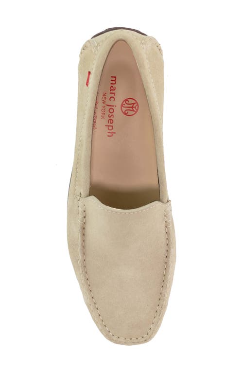 Shop Marc Joseph New York Broadway Driving Loafer In Beige Suede