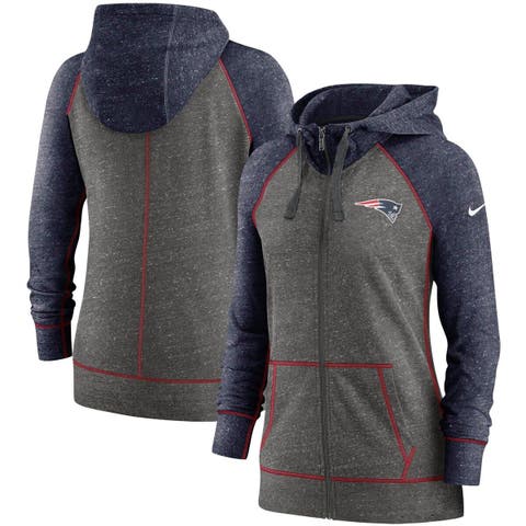 Philadelphia Eagles Nike Women's Gym Vintage Full-Zip Hoodie - Heather  Charcoal