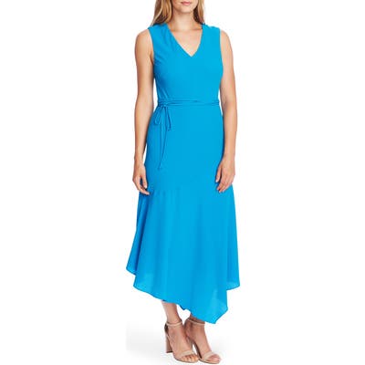 Vince Camuto Asymmetrical Midi Dress, Blue