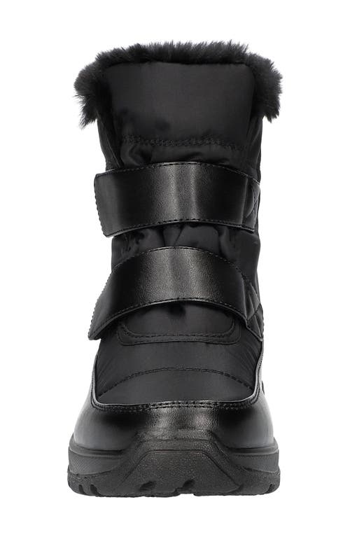 Shop Easy Street Polar Waterproof Faux Fur Boot In Black