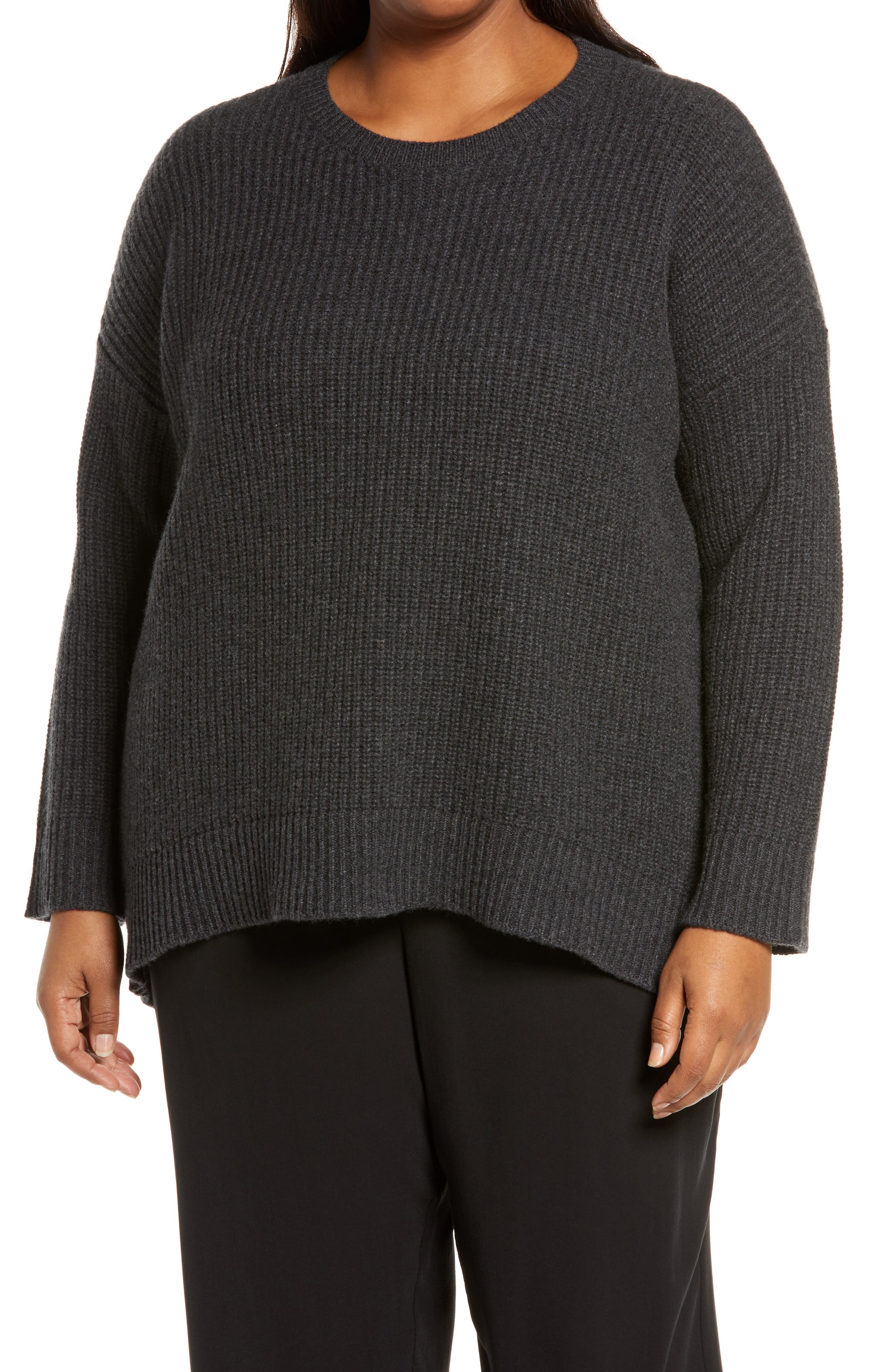 eileen fisher boxy cashmere sweater