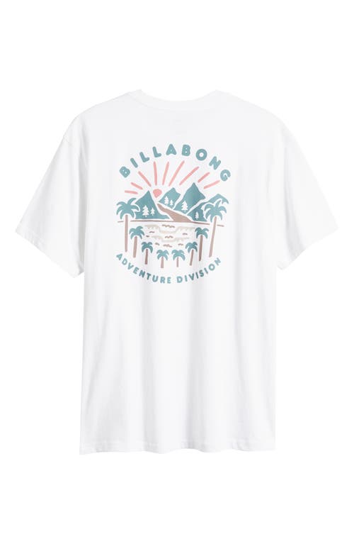 Shop Billabong Shine Organic Cotton Graphic T-shirt In White