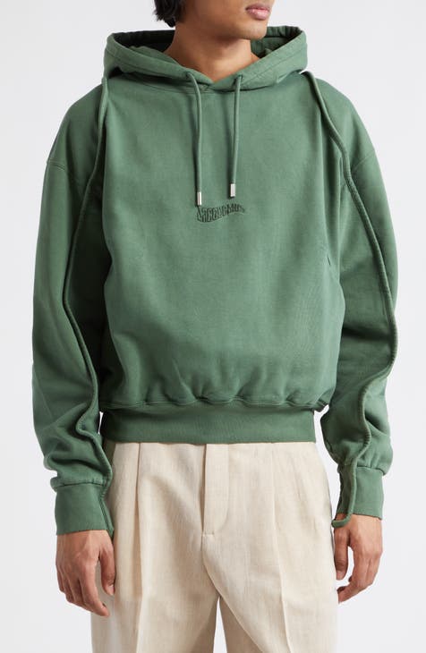 Dark green designer hoodie new arrivals