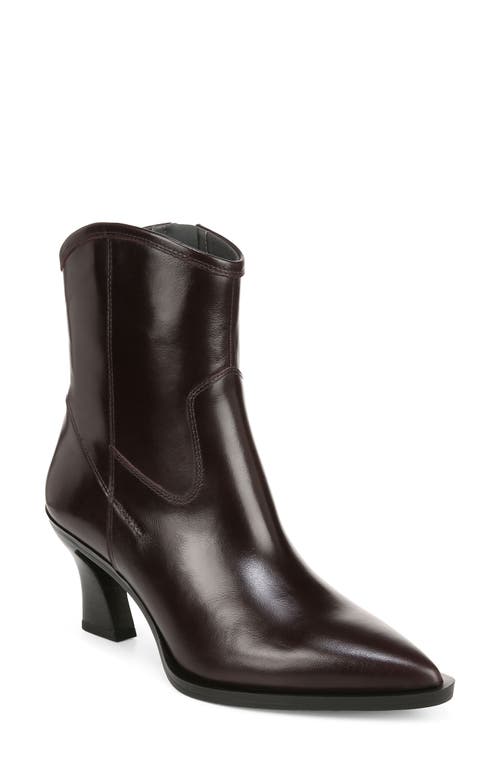 Sarto by Franco Gwenyth Pointed Toe Western Bootie Dkhickory at Nordstrom,