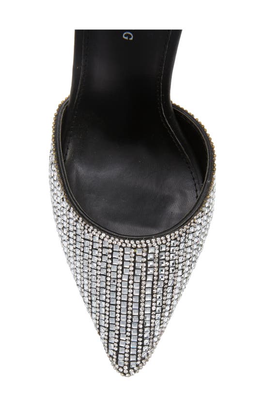 Azalea Wang Riss Ankle Wrap Pointed Toe Pump In Black