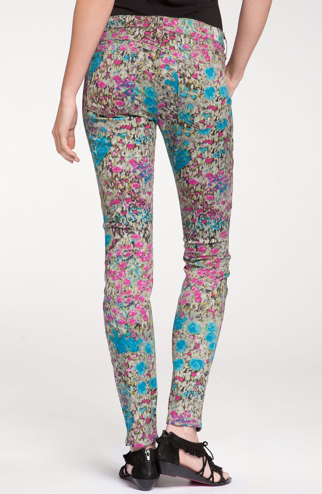 7 for all mankind printed jeans