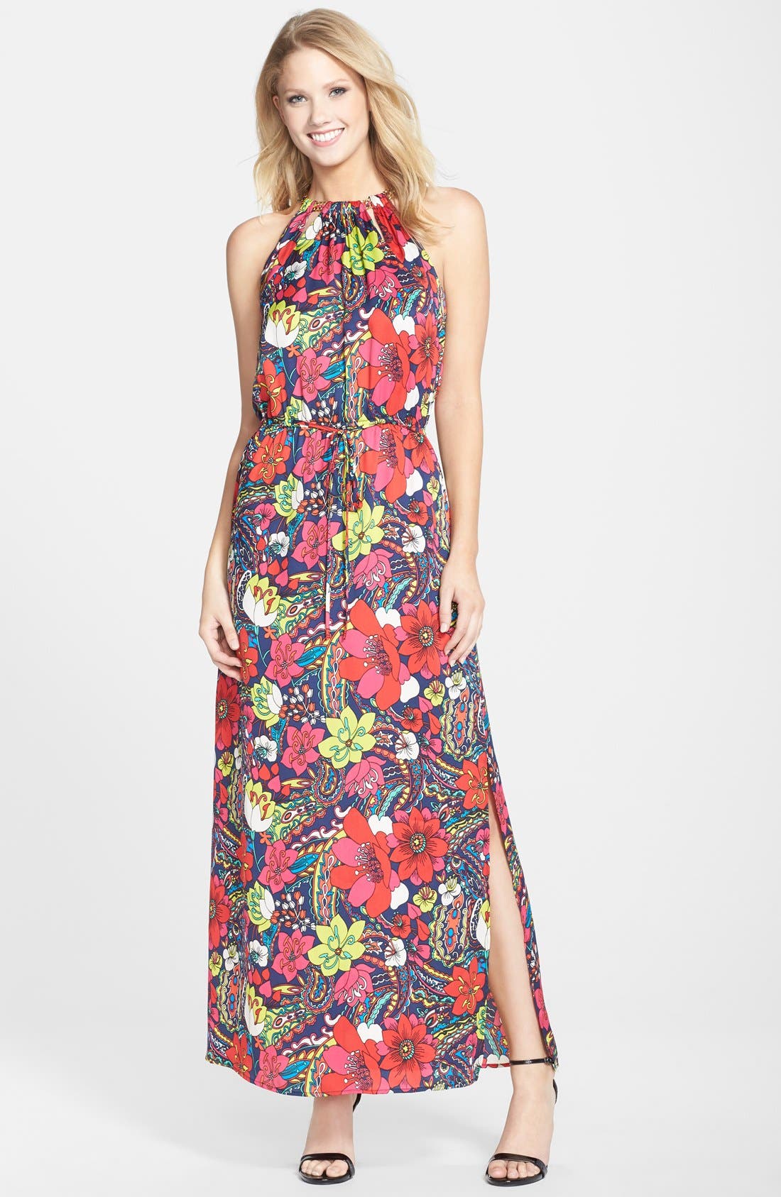 Laundry by Shelli Segal Print Woven Blouson Maxi Dress Nordstrom
