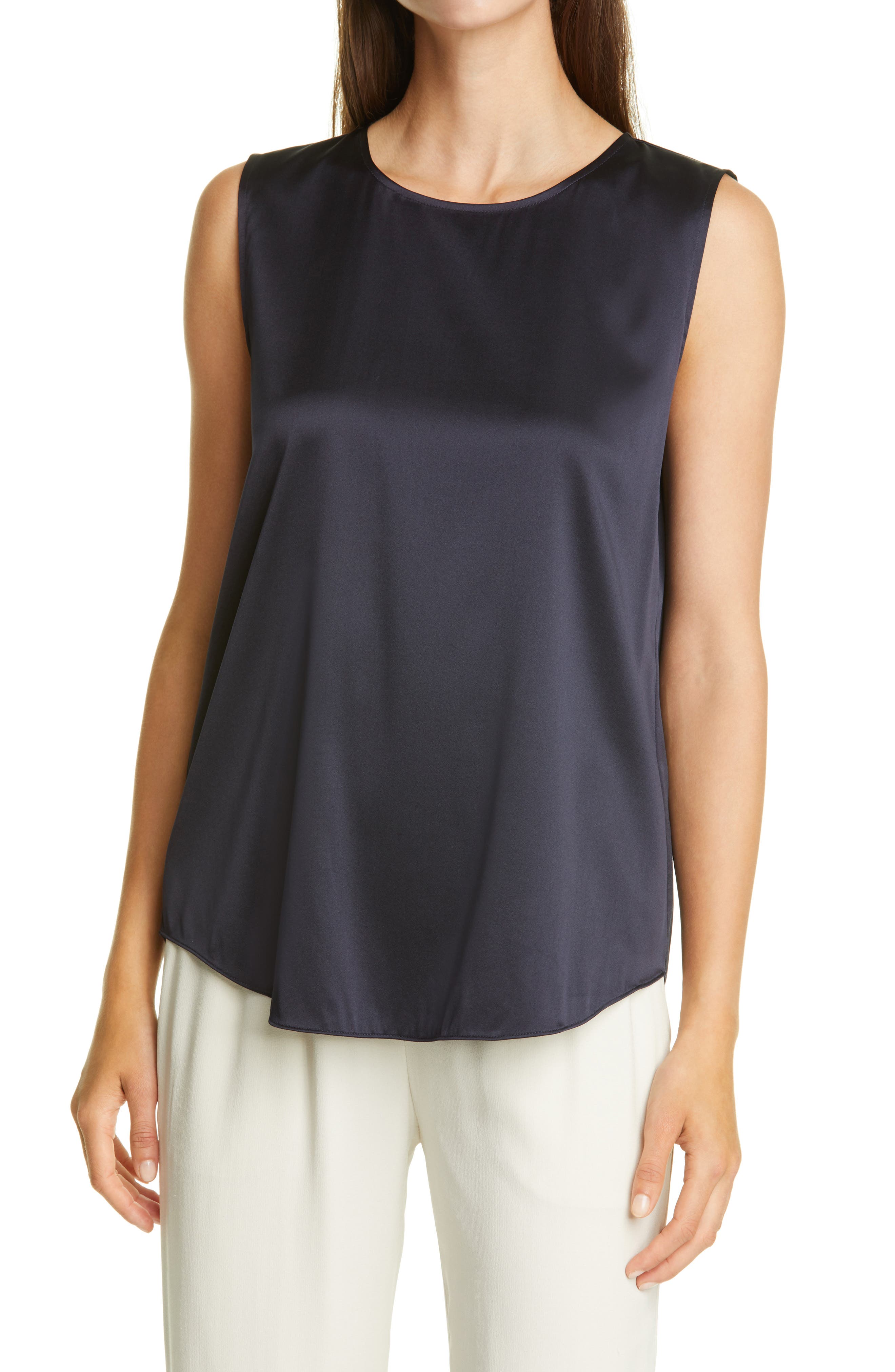 eileen fisher silk tank sale