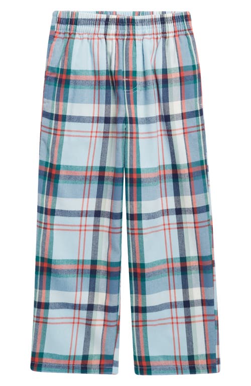 Nordstrom Kids' Plaid Flannel Pajama Pants In Blue Falls Wexley Plaid