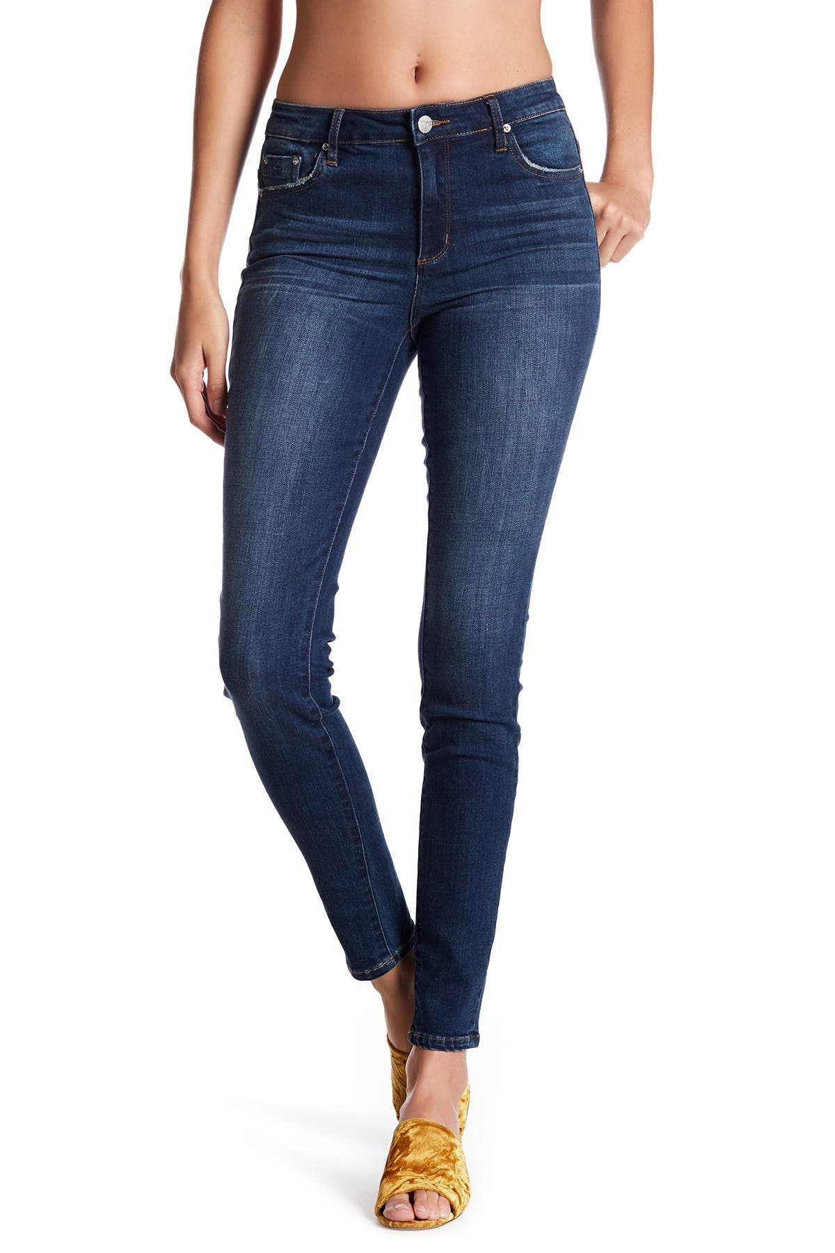 tractr high waist skinny jeans