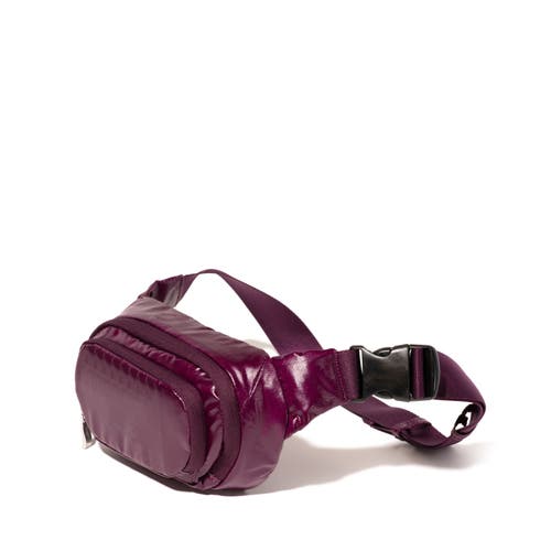 Shop Baggallini On The Go Belt Bag Waist Pack In Mulberry Gloss Ripstop