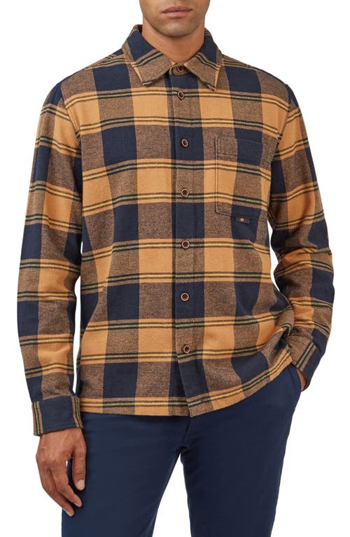 Ben Sherman Plaid Cotton Button-Up Shirt Fawn at Nordstrom,