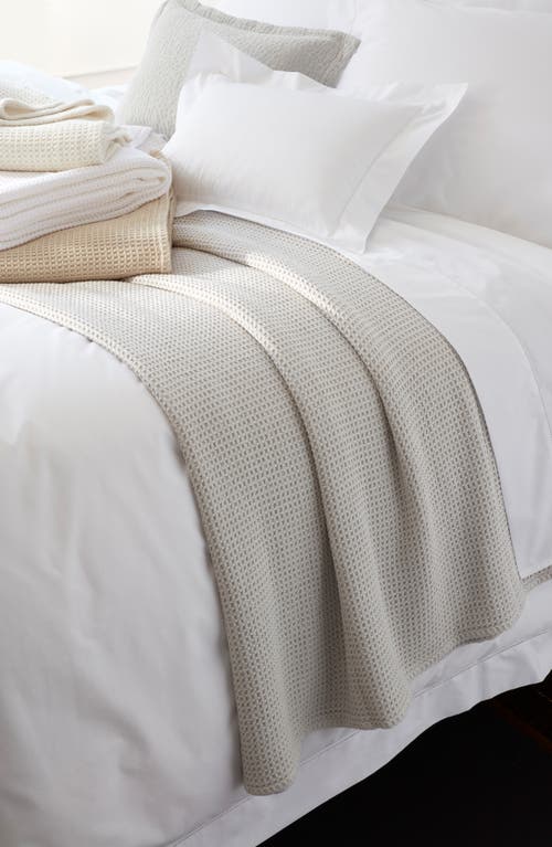Matouk Chatham Blanket, Full/queen In Silver