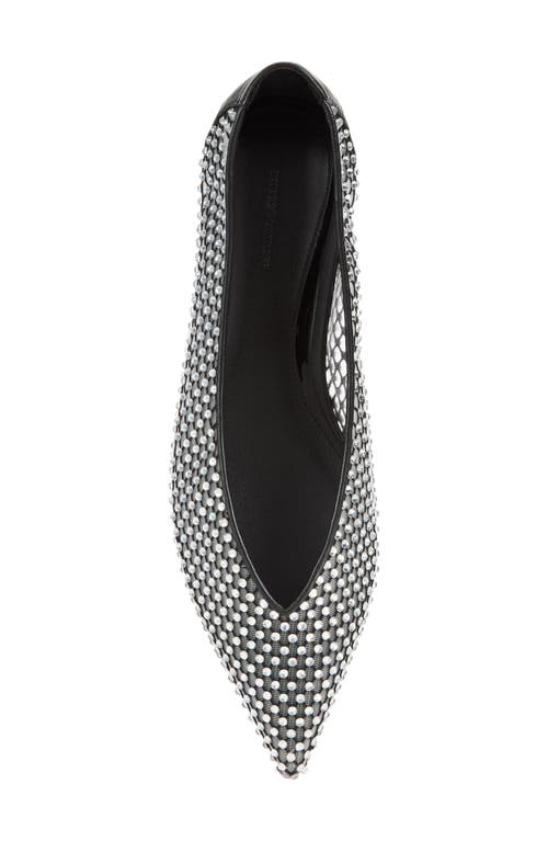 REBECCA MINKOFF REBECCA MINKOFF CRYSTAL MESH BALLET FLAT