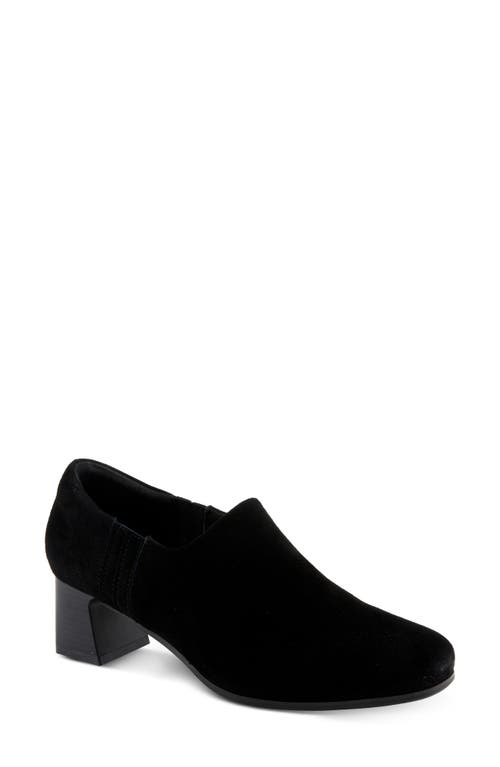 Spring Step Bakersfield Pump In Black Suede