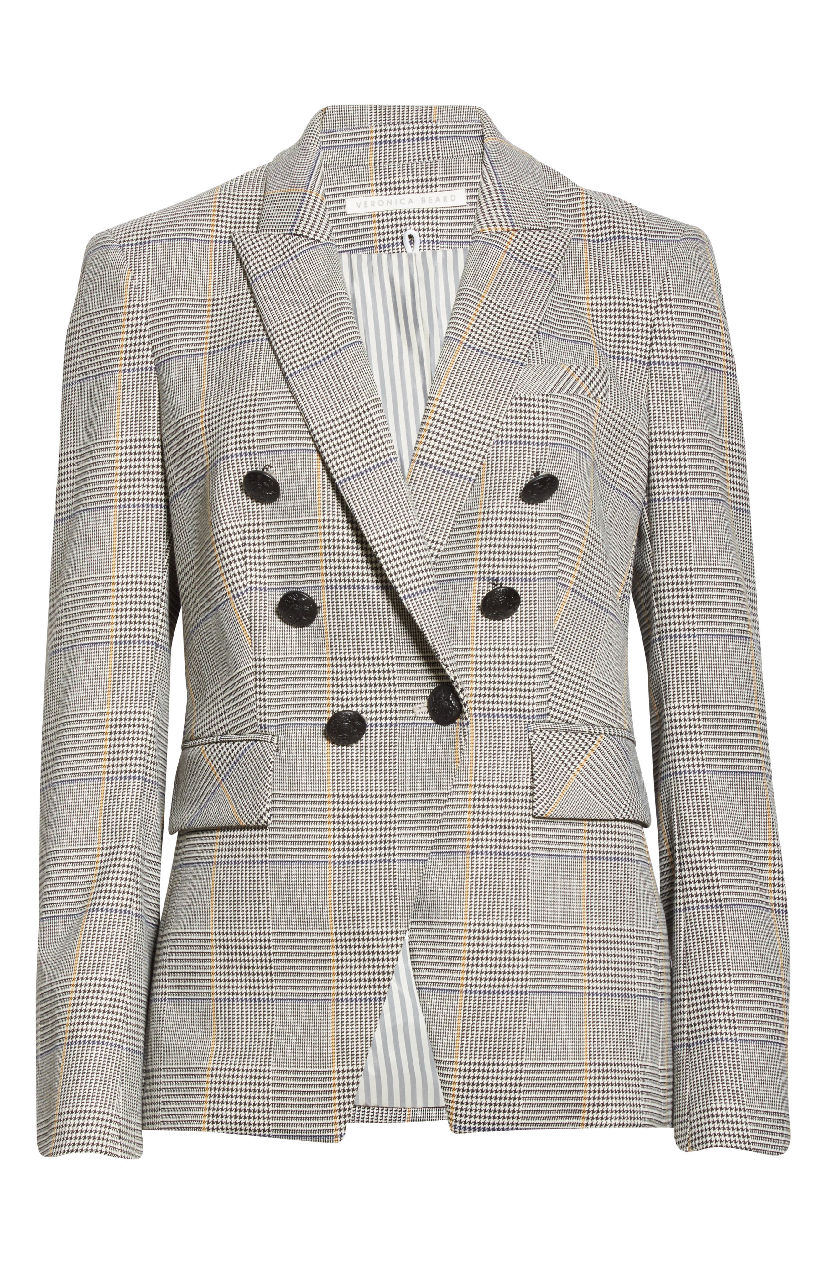Veronica Beard Coats Miller Plaid Dickey Jacket