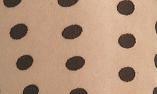 Wolford 'bonny Dots' Patterned Sheer Tights In Fairly Light