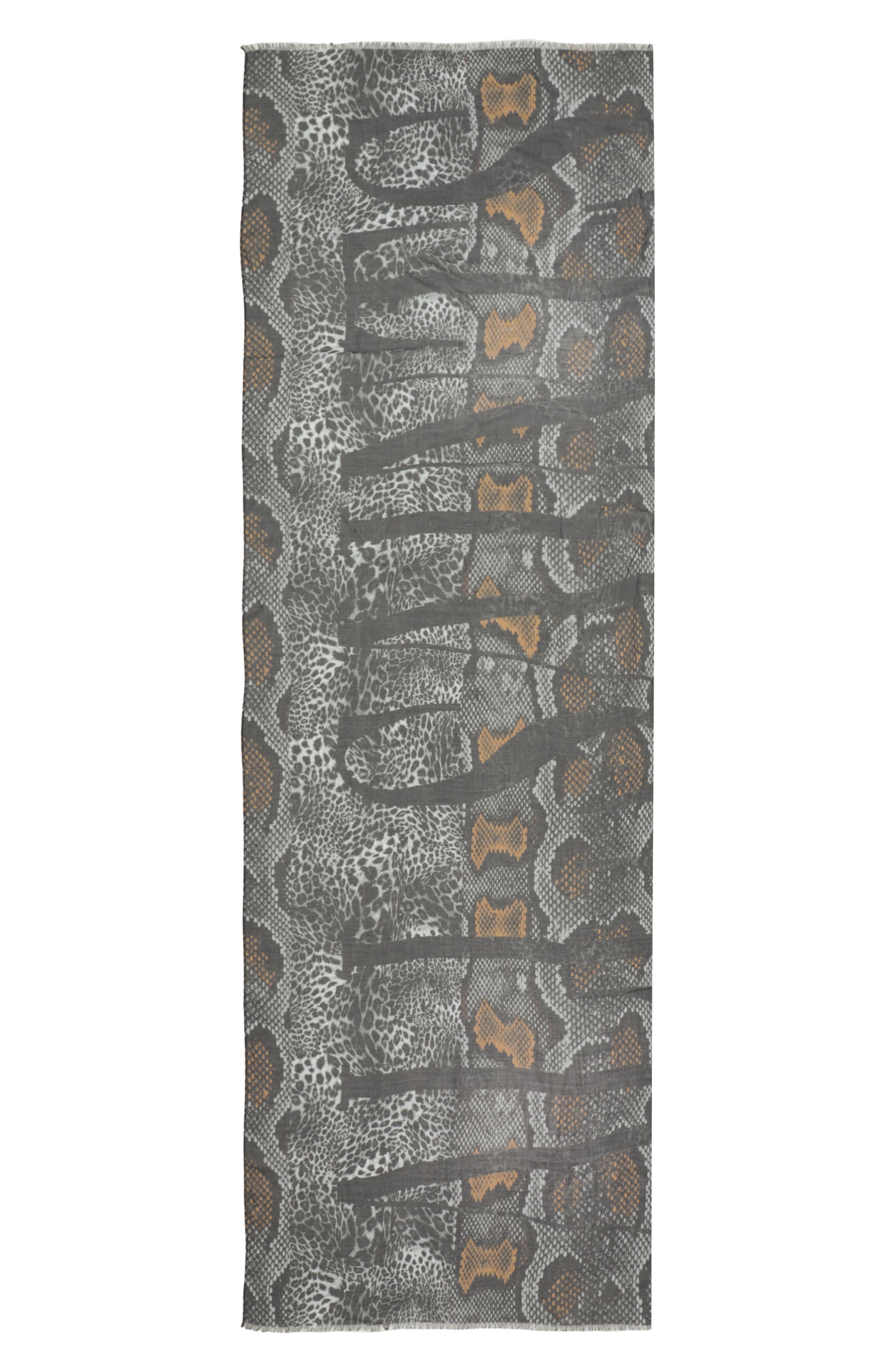 AllSaints Snakes Oblong Woven Scarf Nordstrom