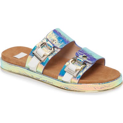 Louise Et Cie Alonsa Slide Sandal- Metallic