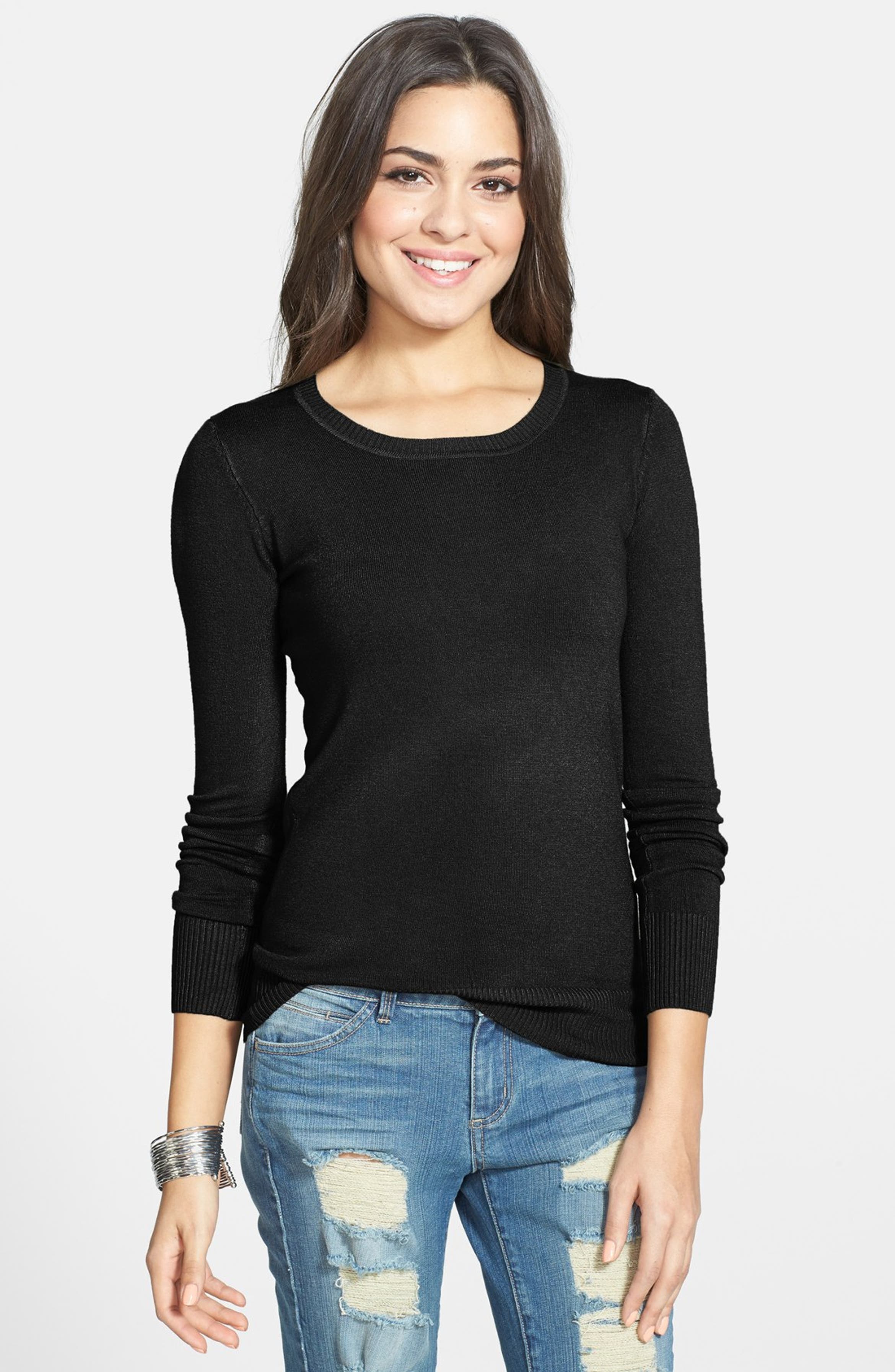 Dreamers by Debut Skivvy Sweater (Juniors) | Nordstrom