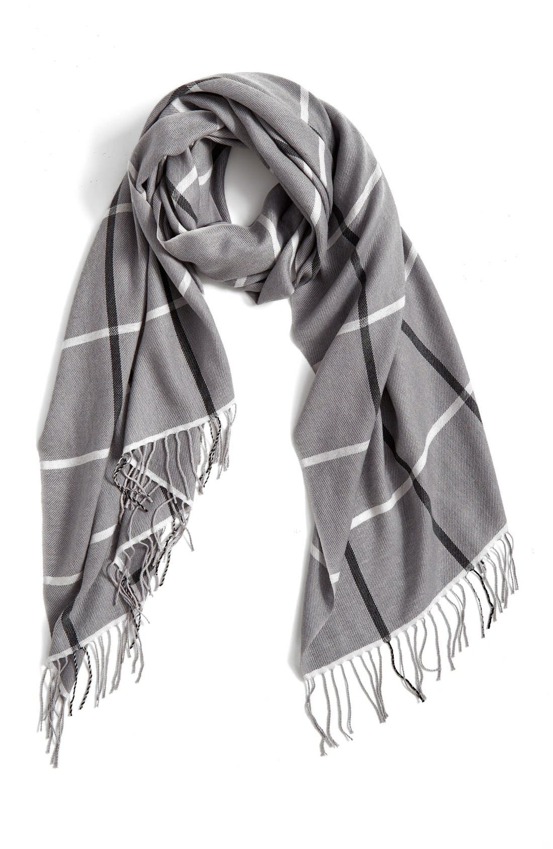 Nordstrom Plaid Cashmere & Wool Scarf Nordstrom