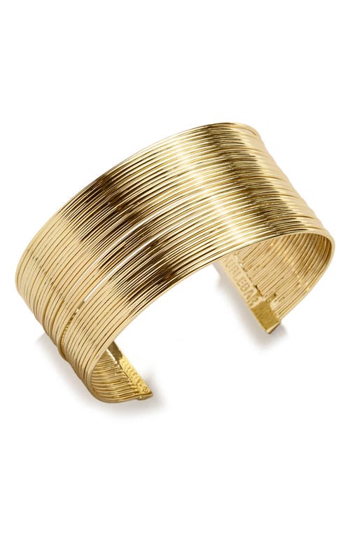 Ashanti Cuff Bracelet in Gold