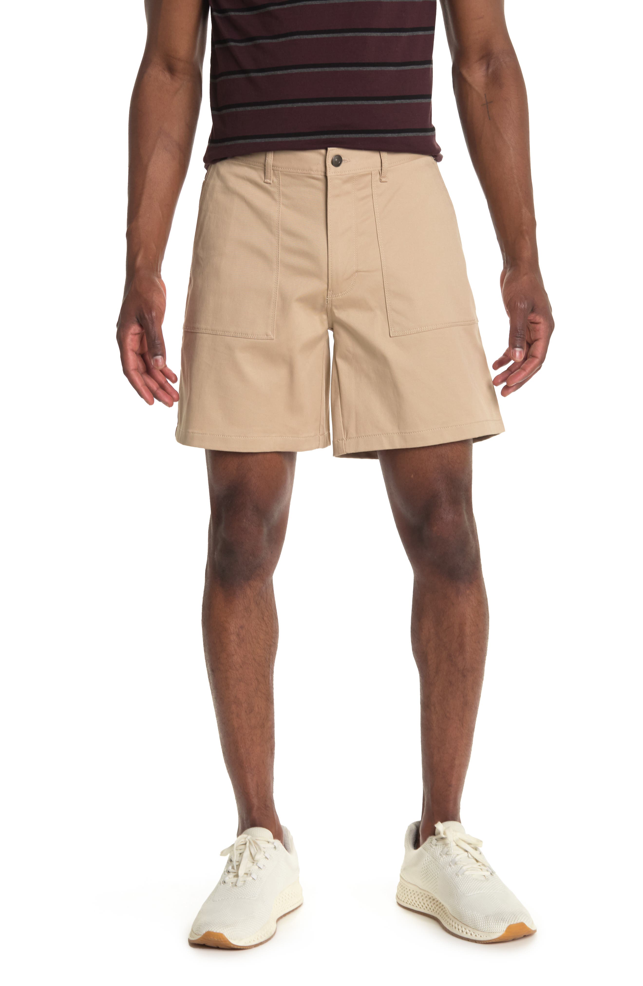 Abound Workwear Walk Shorts In Light/pastel Brown