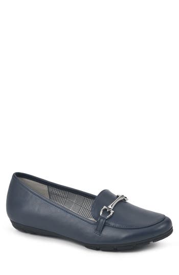 Shop Cliffs By White Mountain Glowing Bit Loafer In Navy/smooth