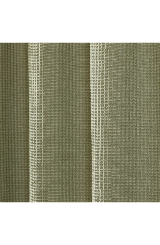 CALVIN KLEIN CALVIN KLEIN WAFFLE WEAVE SHOWER CURTAIN