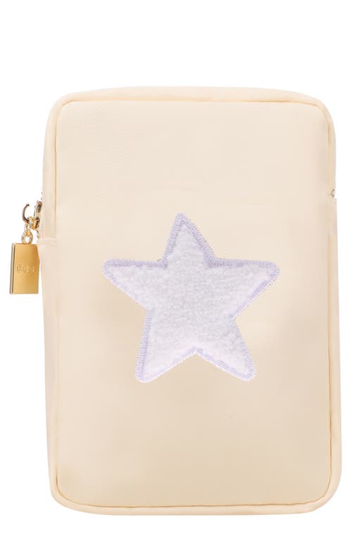 Mini Star Cosmetics Bag in Cream
