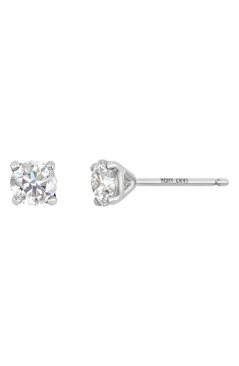 14K Gold Prong Diamond Stud Earrings - 1.00 ctw. (Nordstrom Exclusive)