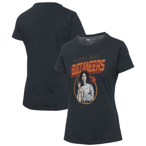 Junk Food Women's Standard Clothing x NFL-Team Spotlight-Short Sleeve Fan  Shirt Lightweight, Tagless, Relaxed Fit, Tampa Bay Buccaneers-Black