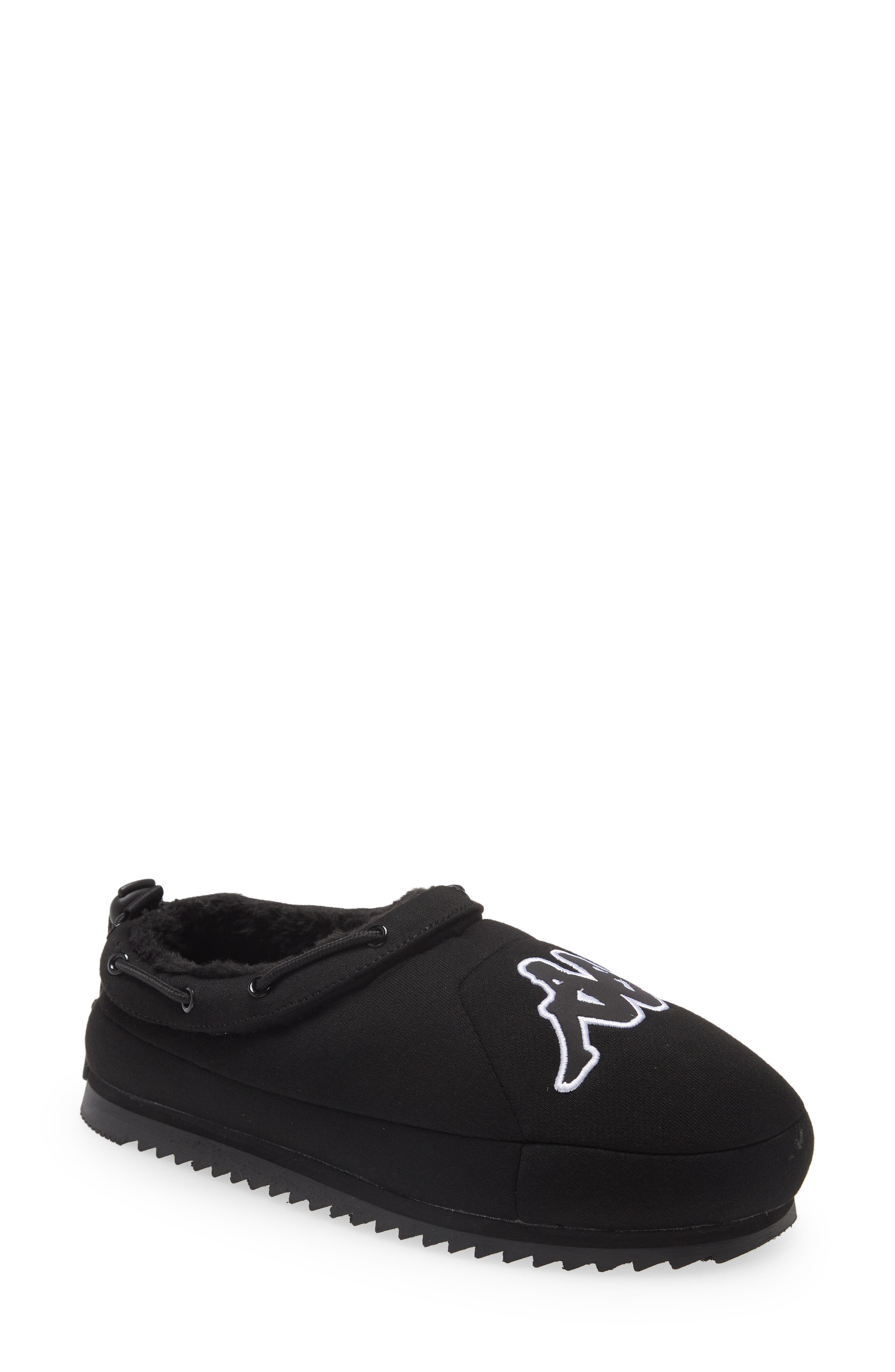 Kappa Tasin Logo Sneaker Mule in Black/White at Nordstrom, Size 8