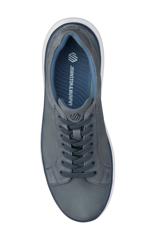 Shop Johnston & Murphy Oasis Lace-to-toe Sneaker In Navy Nubuck